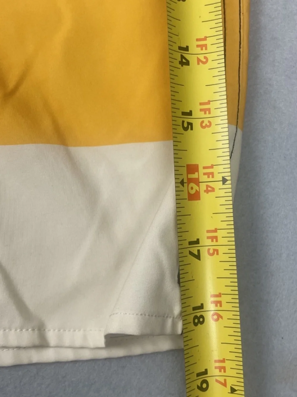 Vans Mens 28 Board Shorts Colorblock Swim Trunks Blue Red Yellow Surf